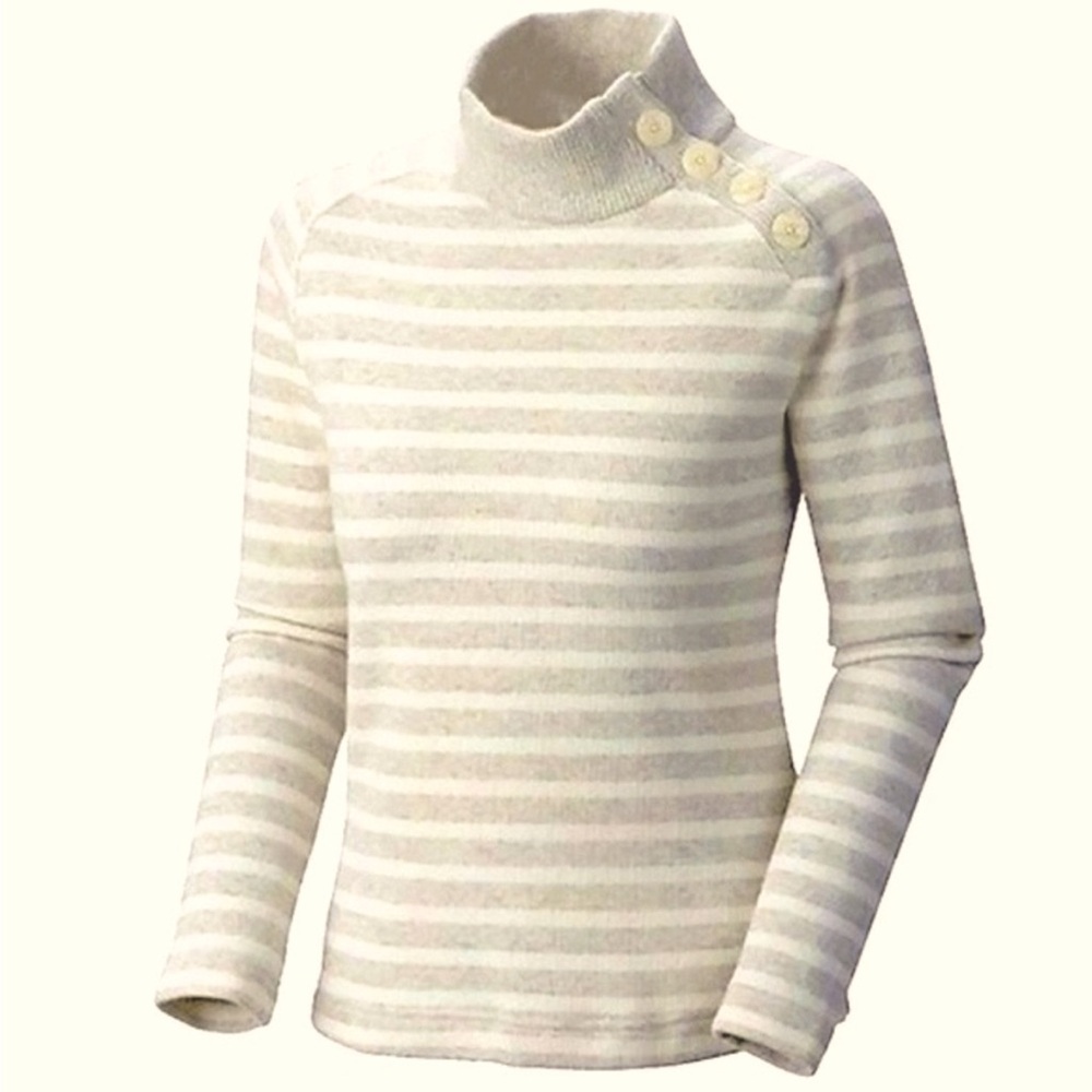 Mountain Hardware Sevina Wool Blend Mock Neck Sweater Women’s Size Large